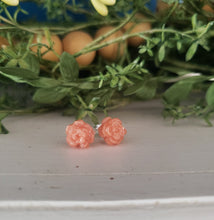 Load image into Gallery viewer, Tiny Rose Earrings