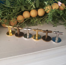 Load image into Gallery viewer, Antique Bronze Cufflinks
