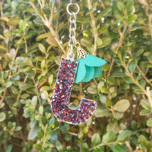Load image into Gallery viewer, DNA Initial Keychain