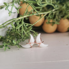 Load image into Gallery viewer, Wrapped Crecent Moon Earrings