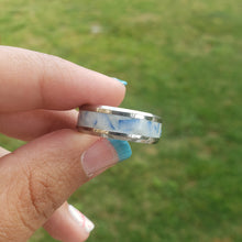 Load image into Gallery viewer, Silver Inlay band