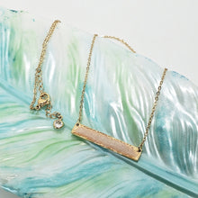 Load image into Gallery viewer, Hammered Bar Necklace