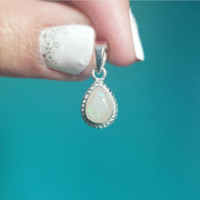 Load image into Gallery viewer, Braided Halo Milk Drop pendant
