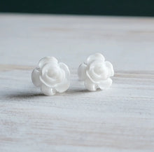 Load image into Gallery viewer, Tiny Rose Earrings