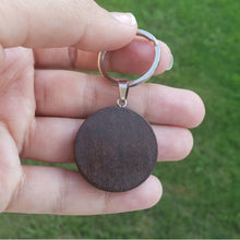 Load image into Gallery viewer, Wooden Keepsake keychain
