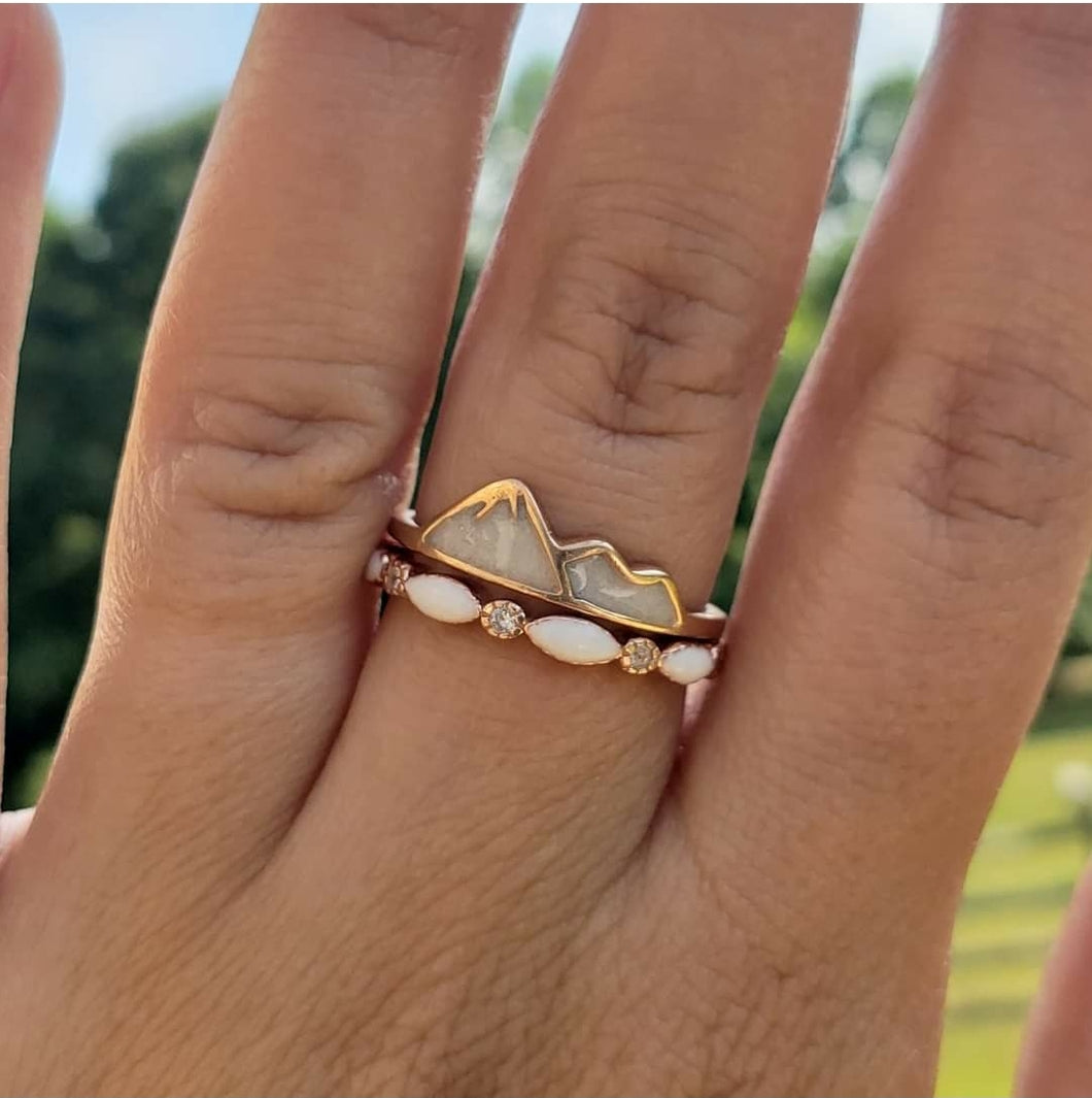 Move Mountains Ring - Rose gold