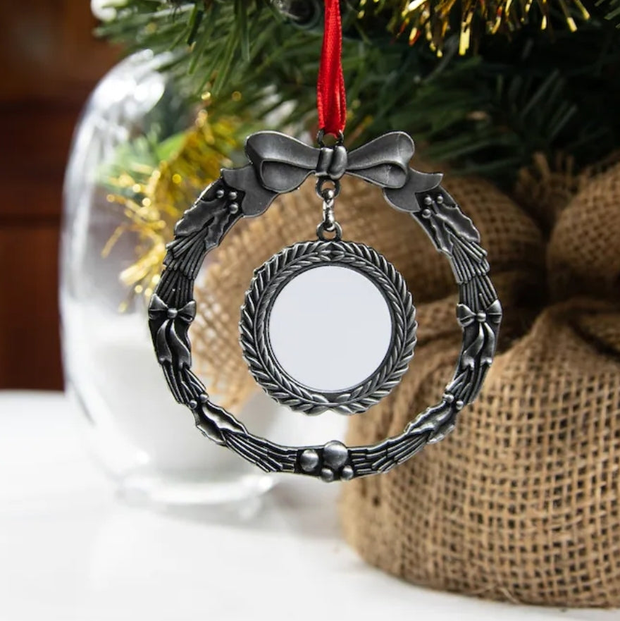 Holly Wreath Ornament