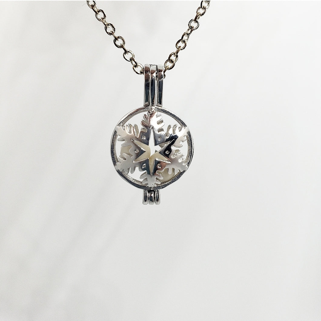 Snowflake pearl cage