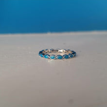 Load image into Gallery viewer, Eternity stacker ring - Solid Gold options
