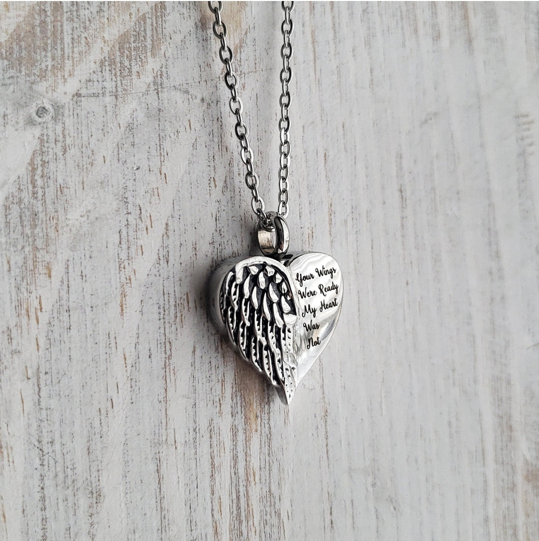 Urn heart necklace - RTS